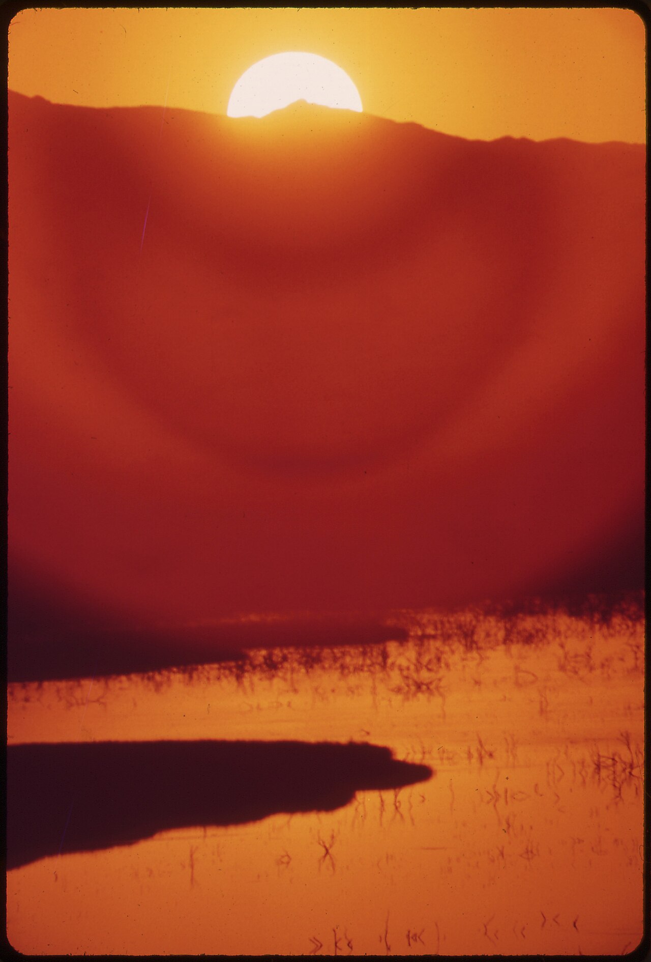 Sunset over the Colorado River at Topock Marsh